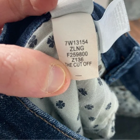 Lucky Brand Jean Shorts Denim Cut Off Boho Size 2 / 26 - Picture 14 of 15